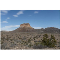 Scenery in Big Bend National Park, TX-Paper Art-38"x26"