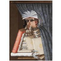 The Librarian-Paper Art-26"x34"