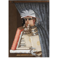 The Librarian-Paper Art-38"x50"