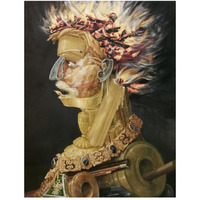 Fire-Paper Art-38"x50"