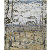Birch Trees, 1911-Paper Art-16"x18"