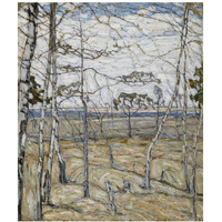 Birch Trees, 1911-Paper Art-21"x24"