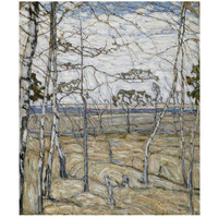 Birch Trees, 1911-Paper Art-39"x46"