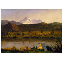 Mt. Baker, Washington, From the Frazier River, 1890-Paper Art-24"x18"
