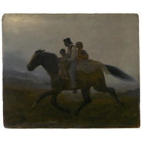A Ride for Liberty -- The Fugitive Slaves, ca. 1862-Paper Art-38"x32"