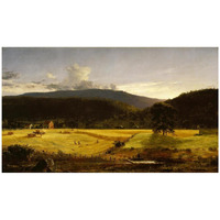 Bareford Mountains, West Milford, New Jersey, 1850-Paper Art-42"x25"