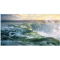 Niagara, 1866-Paper Art-38"x21"