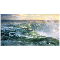 Niagara, 1866-Paper Art-42"x23"