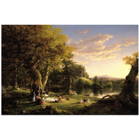 The Pic-Nic, 1846-Paper Art-38"x26"