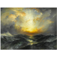 Sunset at Sea, 1906-Paper Art-24"x19"