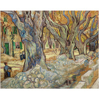Large Plane Trees, 1889-Paper Art-32"x26"