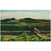 Hills, South Truro, 1930-Paper Art-24"x16"