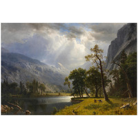 Yosemite Valley, 1866-Paper Art-24"x17"