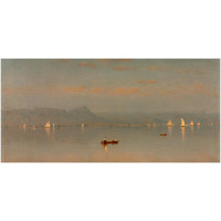 Haverstraw Bay, 1868-Paper Art-32"x16"