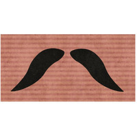 Mustache: Walrus-Paper Art-50"x26"