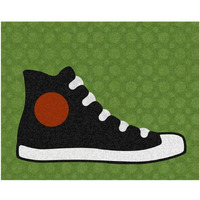 Clothing - Sneaker-Paper Art-37"x30"