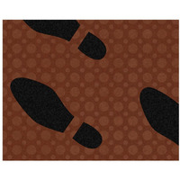 Clothing - Footprints-Paper Art-22"x18"