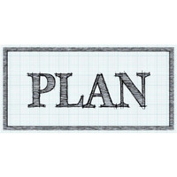Sketched Words - Plan-Paper Art-38"x20"