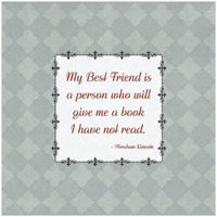 Quotes - Lincoln - On Books-Paper Art-26"x26"