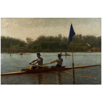 Biglin Brothers Turning the Stake, 1873-Paper Art-24"x17"