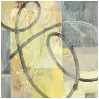 Ribbon Dance I -Paper Art-42"x42"