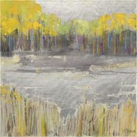 Silver Landscape -Paper Art-38"x38"