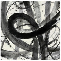 Roller Coaster I on White -Paper Art-26"x26"