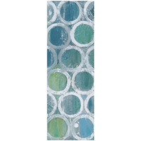 Stack of Tubes Blue III -Paper Art-20"x56"