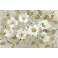 Fading Spring Gray and Gold -Paper Art-50"x34"