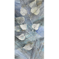 Silver Leaves I -Paper Art-38"x74"