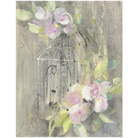 Birdcage Floral II -Paper Art-38"x50"