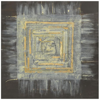 Gold Tapestry II -Paper Art-20"x20"
