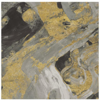 Moab Gold and Black -Paper Art-26"x26"