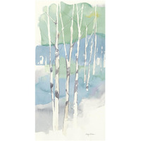 Aspens Panel II v.2 -Paper Art-32"x62"