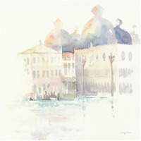 Venice Evening Crop -Paper Art-42"x42"