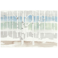 Springlake Aspens Green Crop -Paper Art-26"x18"