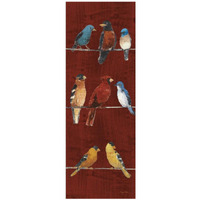 The Usual Suspects Panel VII -Paper Art-17.4"x46"