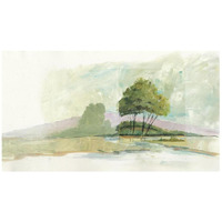 Lake Front II Dark -Paper Art-42"x24.4"