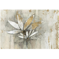 Windflowers Gold -Paper Art-38"x26"