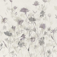 Garden Shadows III Purple Grey -Paper Art-38"x38"