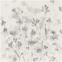 Garden Shadows IV Purple Grey -Paper Art-32"x32"