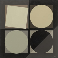 Geo Natural -Paper Art-32"x32"
