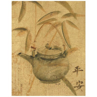 Asian Teapot I -Paper Art-32"x42"