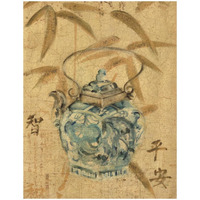 Asian Teapot II -Paper Art-38"x50"