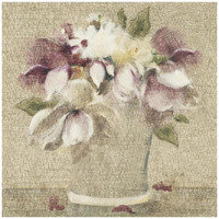 Cottage Bouquet III no Border -Paper Art-26"x26"