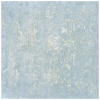 Narcissus Orchid Cool Pattern I Blue -Paper Art-26"x26"