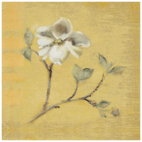 Dogwood Blossom on Gold -Paper Art-26"x26"