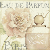 Fleurs and Parfum II -Paper Art-32"x32"