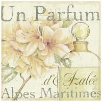 Fleurs Parfums III -Paper Art-26"x26"