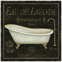 Bain de Luxe I -Paper Art-20"x20"